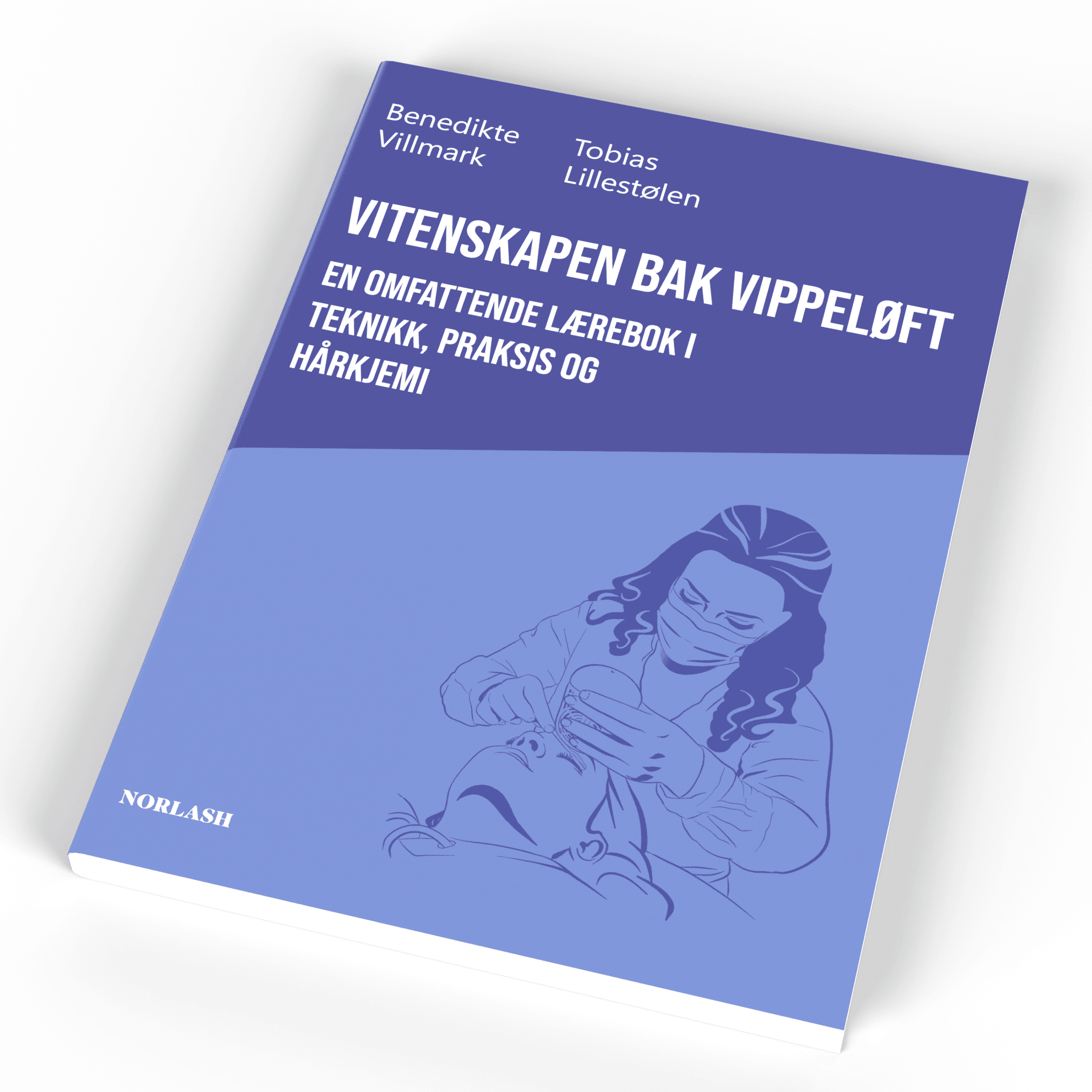 The book "Vitenskapen bak vippeloft" by Benedikte Villmark and Tobias Lillestølen on a white background